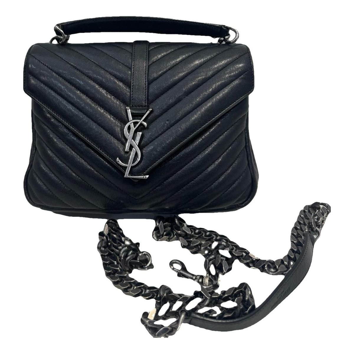 Collége monogramme leather handbag