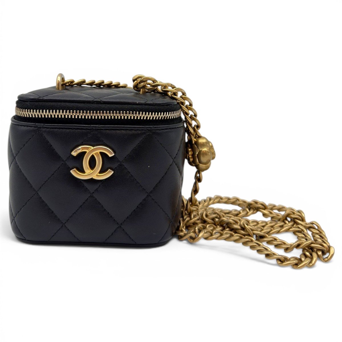 Trendy CC Vanity leather handbag