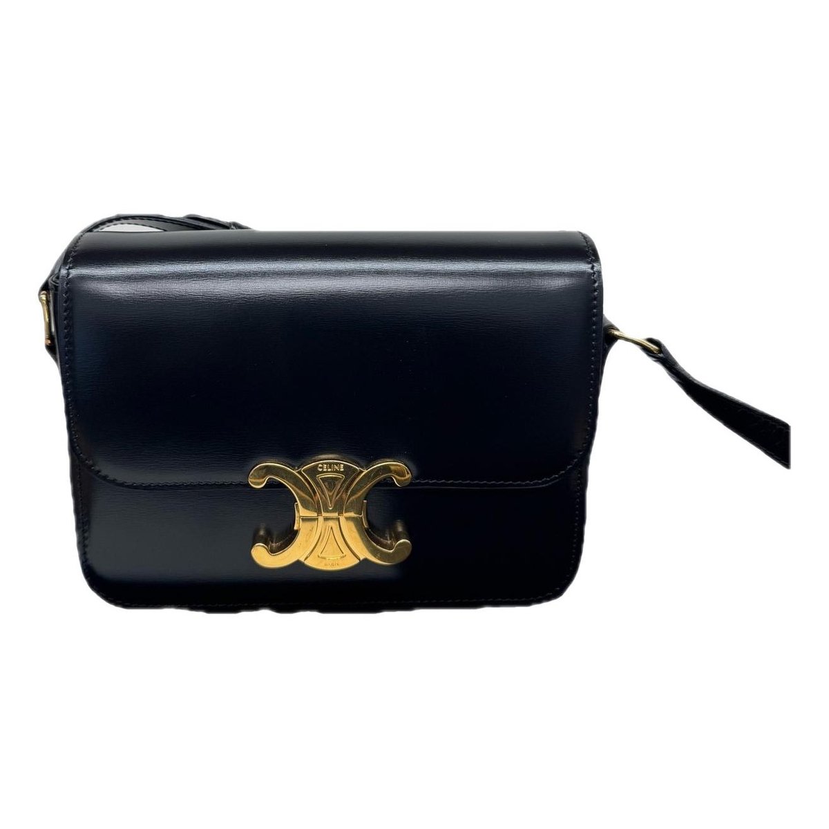 Triomphe leather handbag