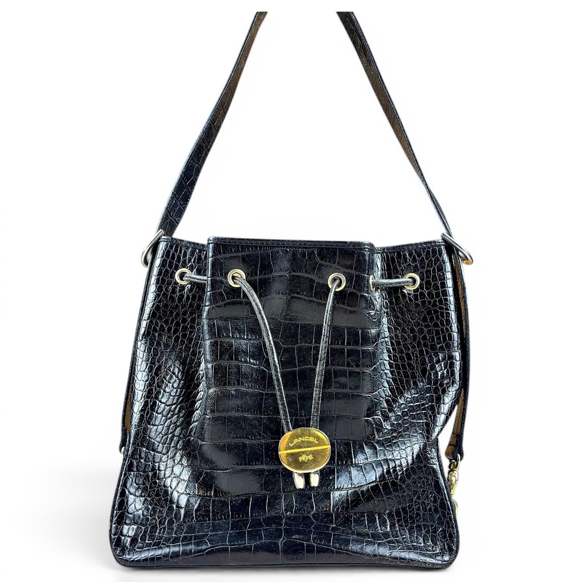 Leather crossbody bag