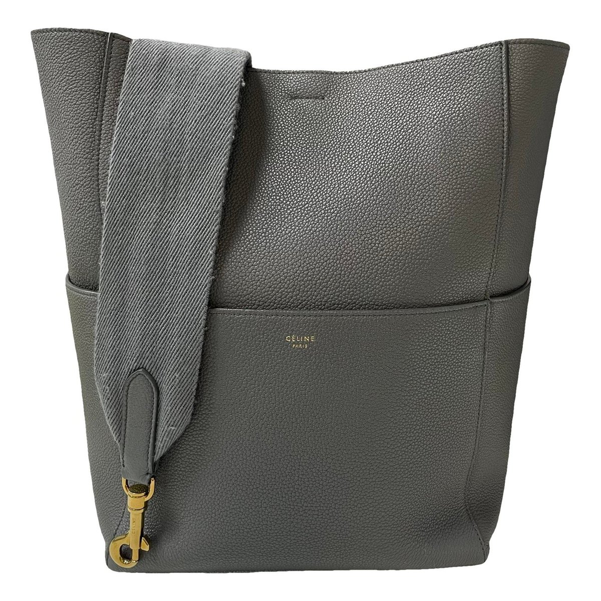 Seau Sangle leather handbag