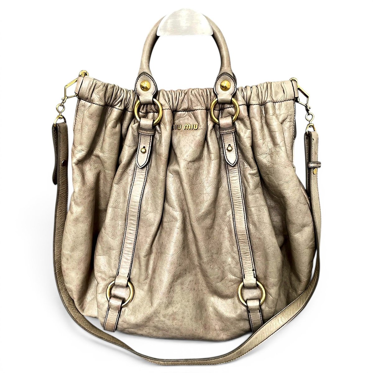 Bow bag leather handbag