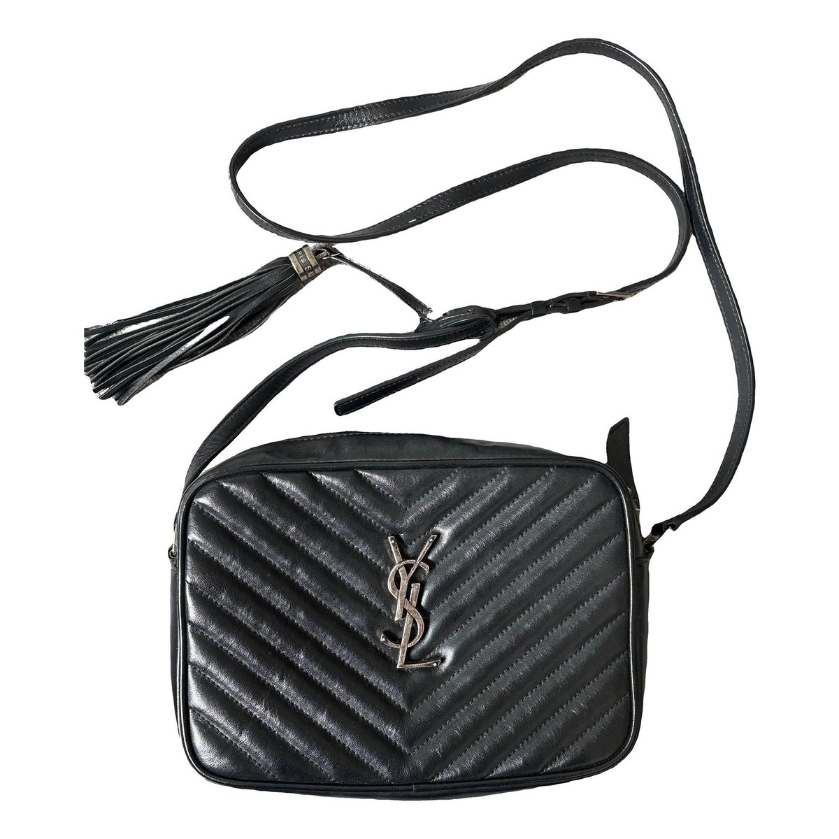 Camera Lou leather crossbody bag