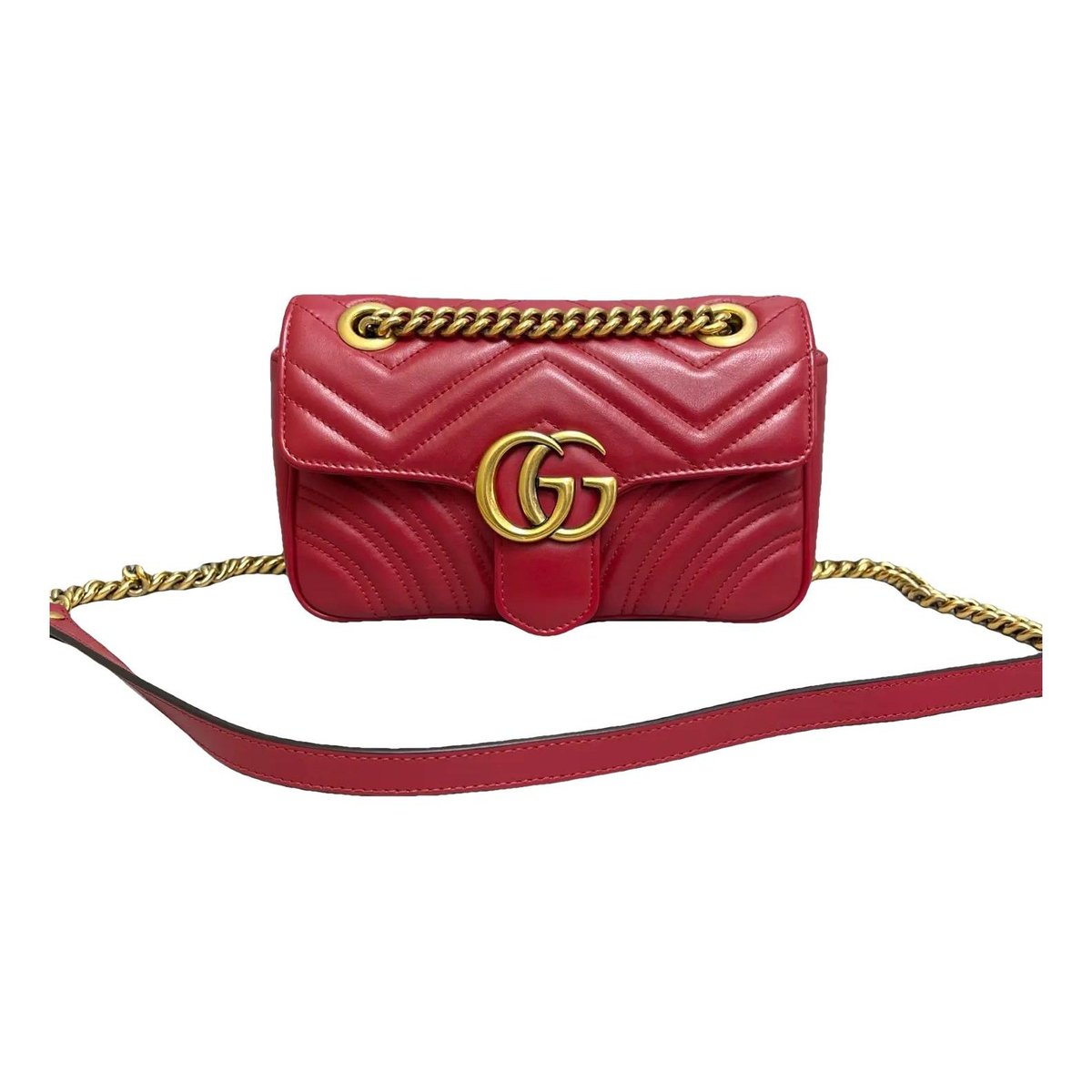GG Marmont Chain leather handbag