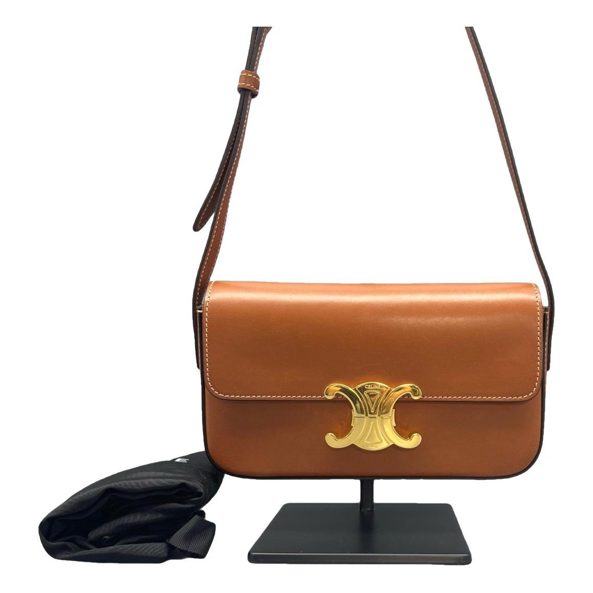Triomphe Long leather handbag