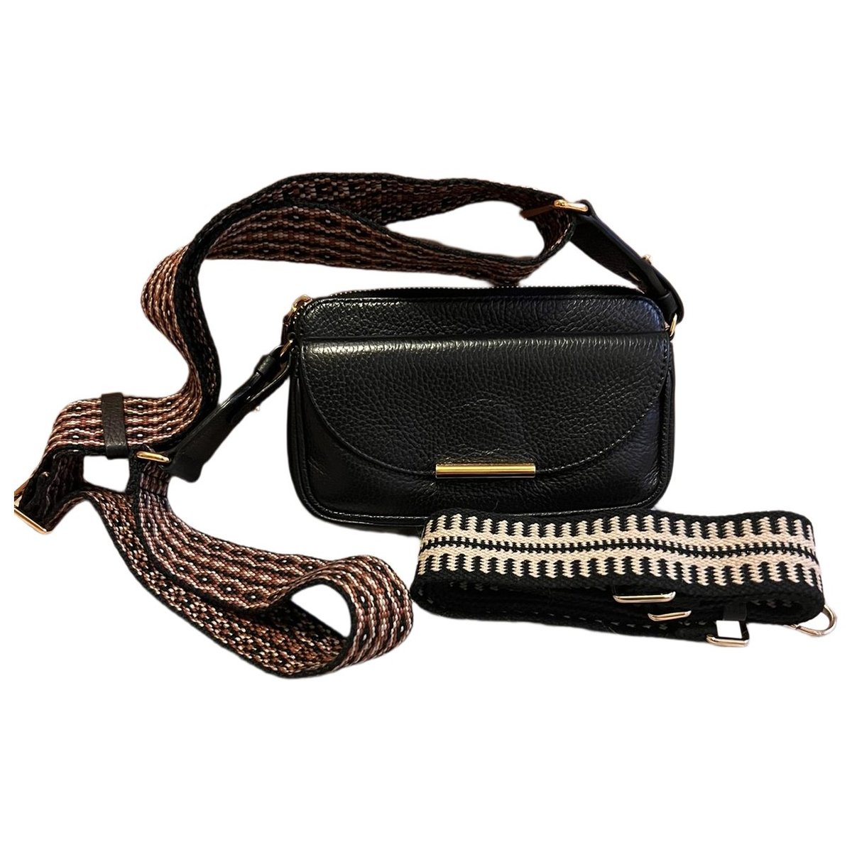 Leather crossbody bag