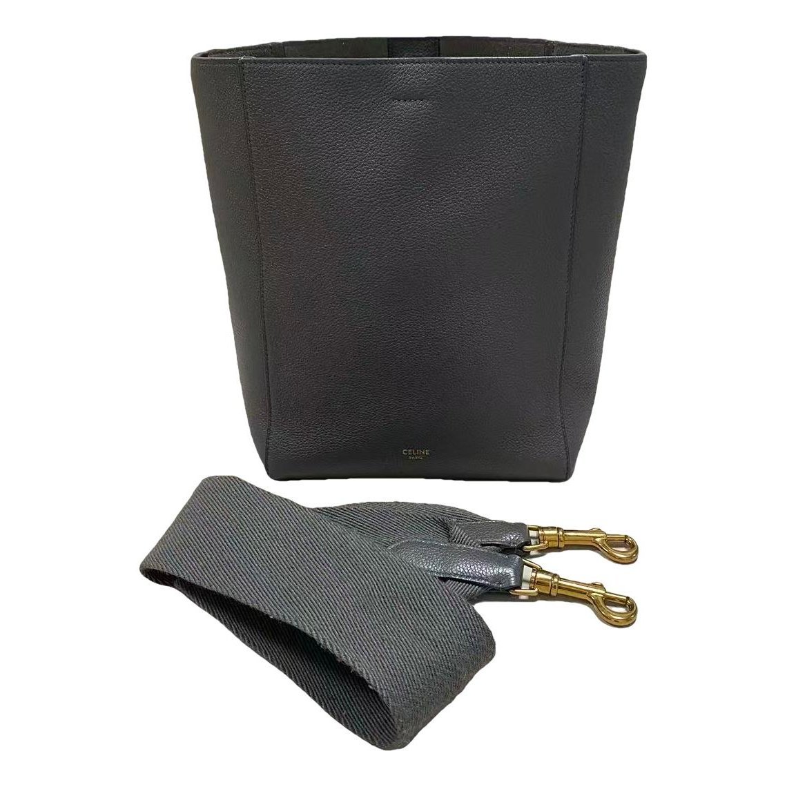Seau Sangle leather tote
