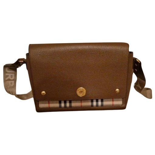 Note leather handbag