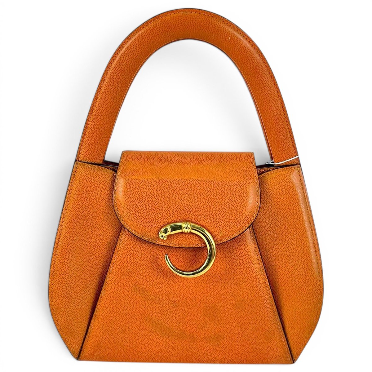 Panthère leather handbag