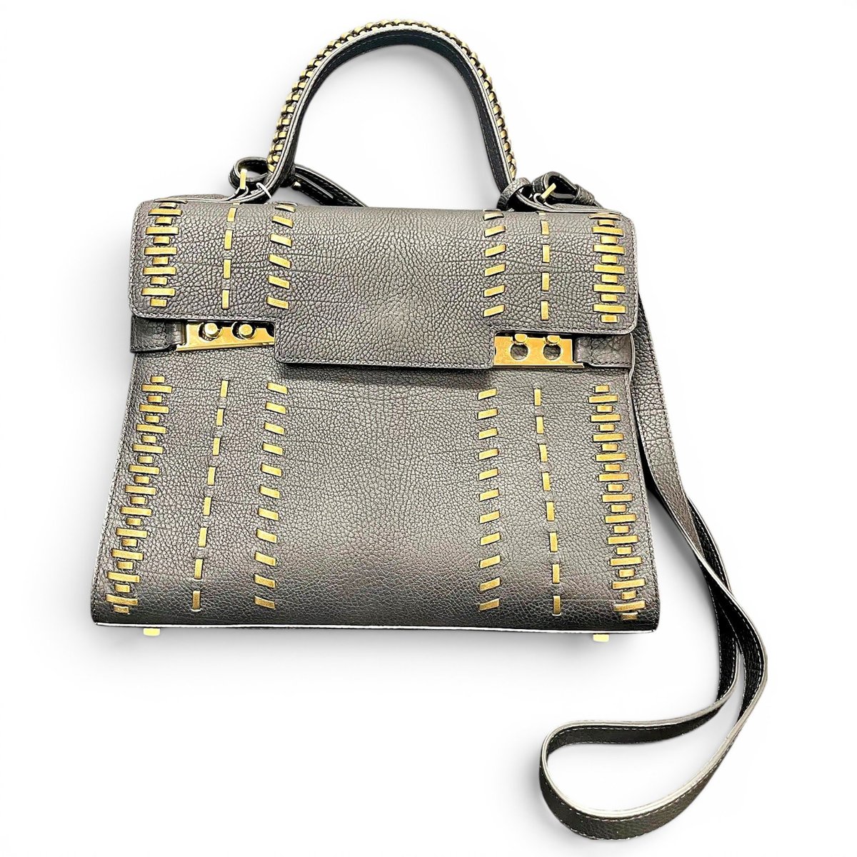 Tempête leather handbag
