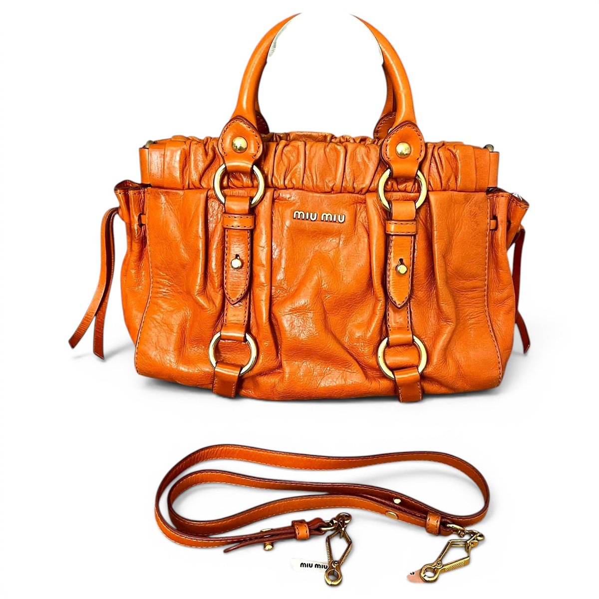 Vitello leather handbag