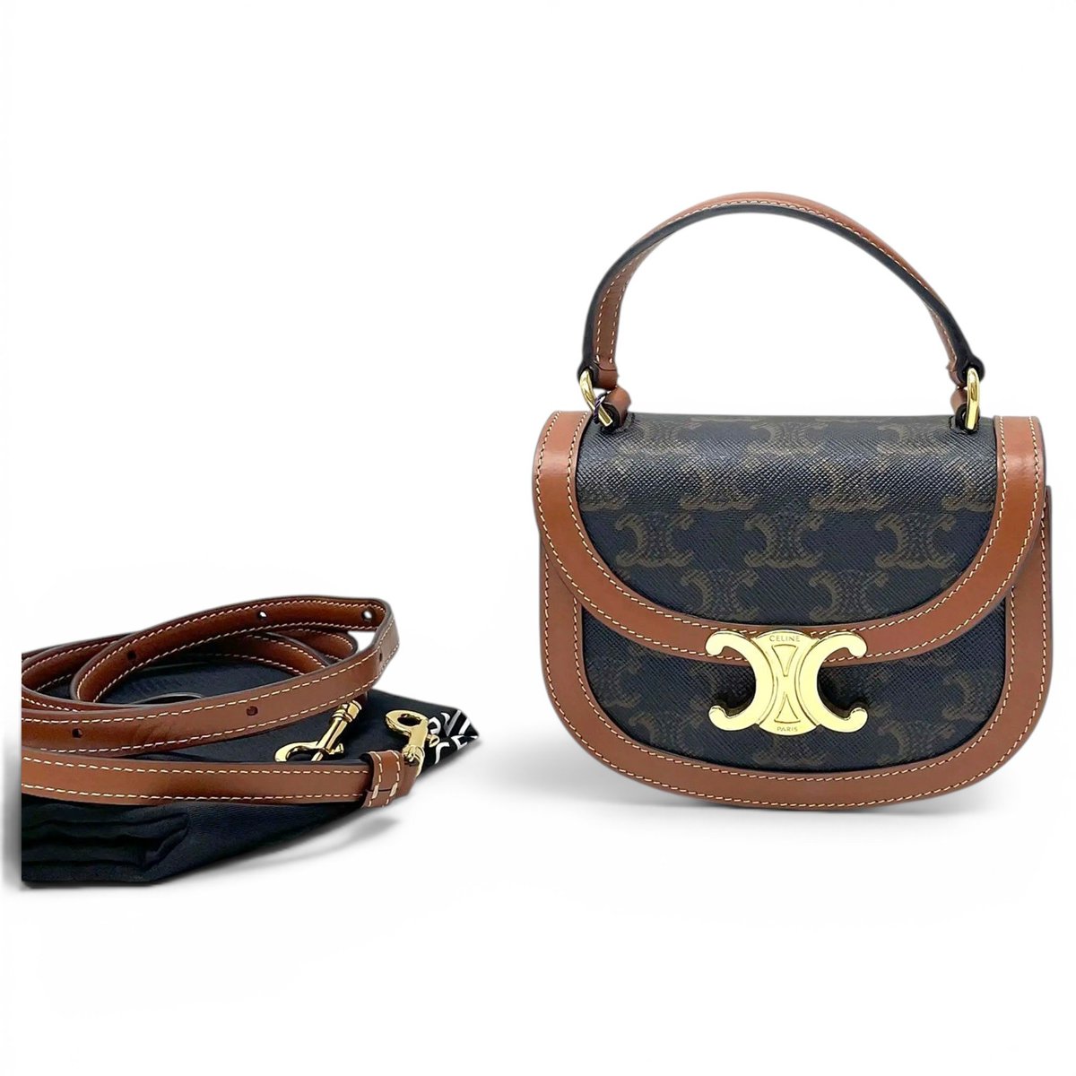 Clea leather crossbody bag