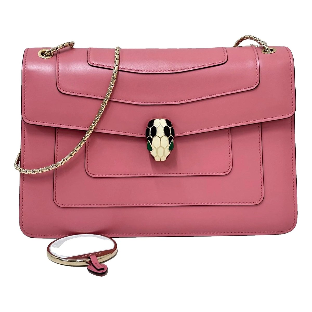 Serpenti leather crossbody bag