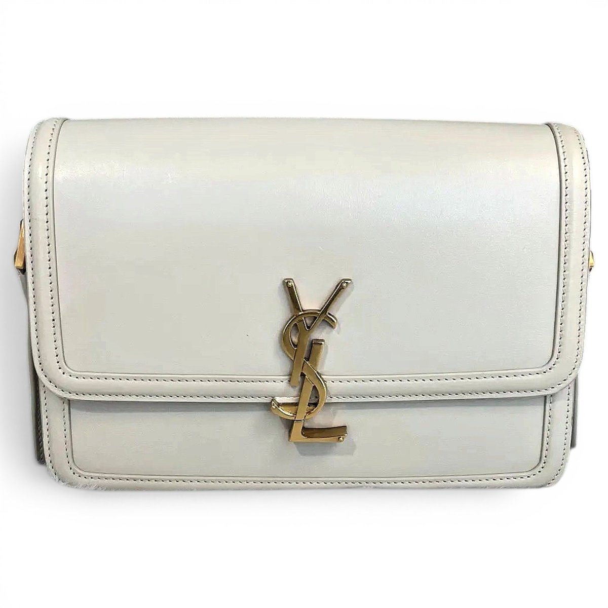 Solférino leather handbag
