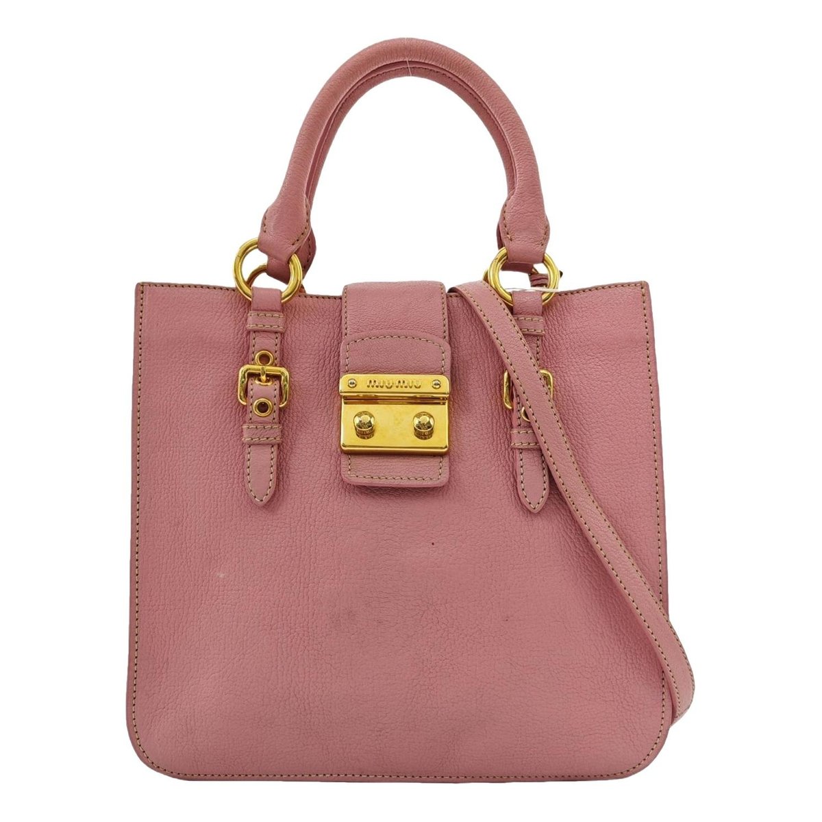 Madras leather handbag