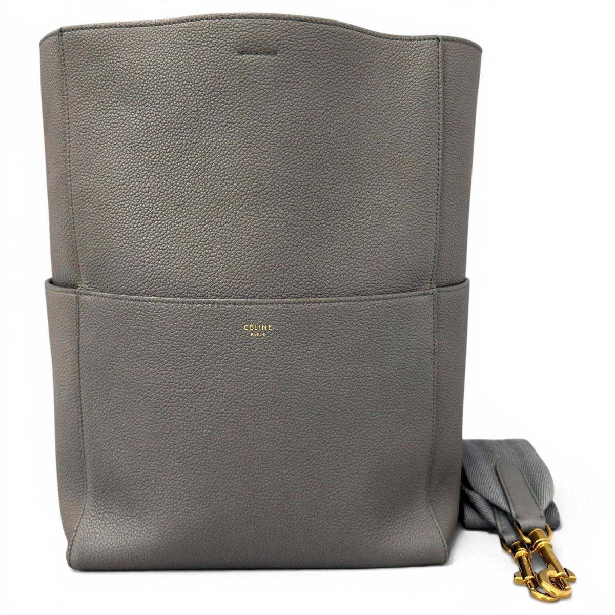 Seau Sangle leather handbag