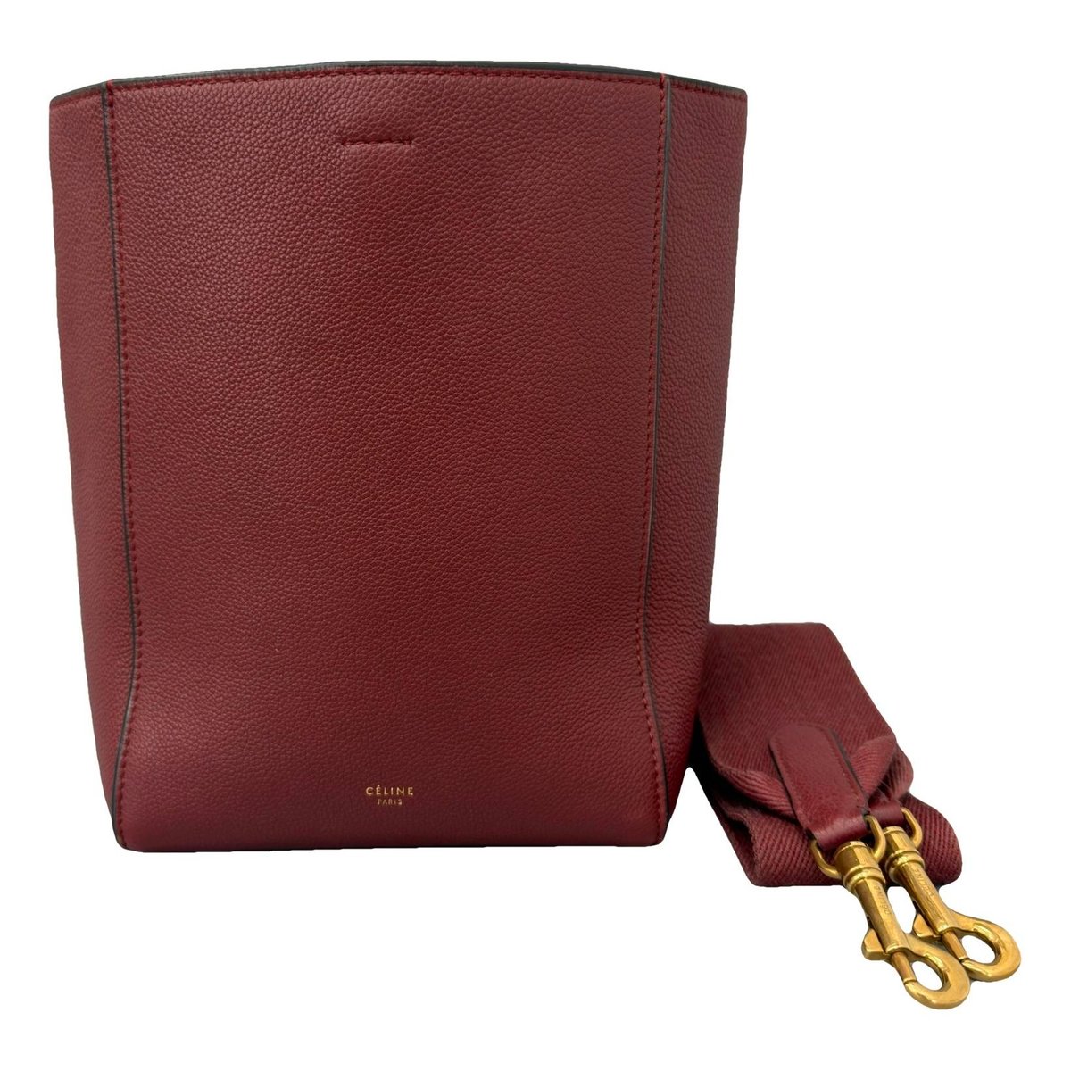 Seau Sangle leather handbag