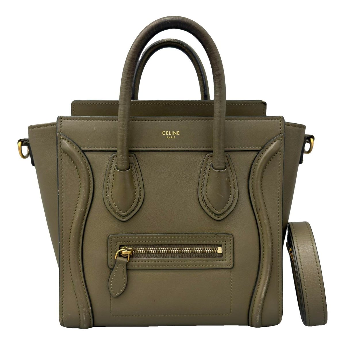 Nano Luggage leather handbag