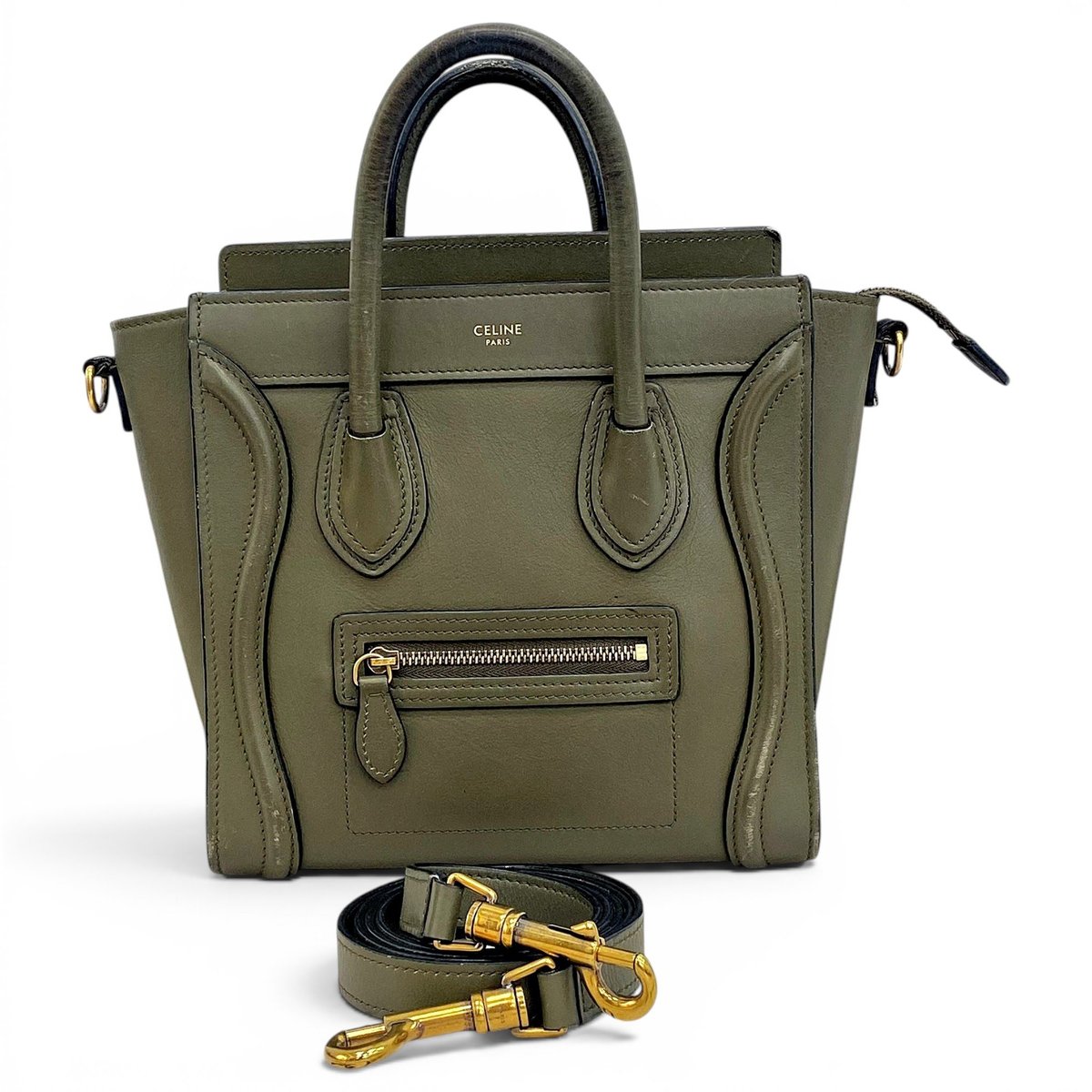 Luggage leather handbag