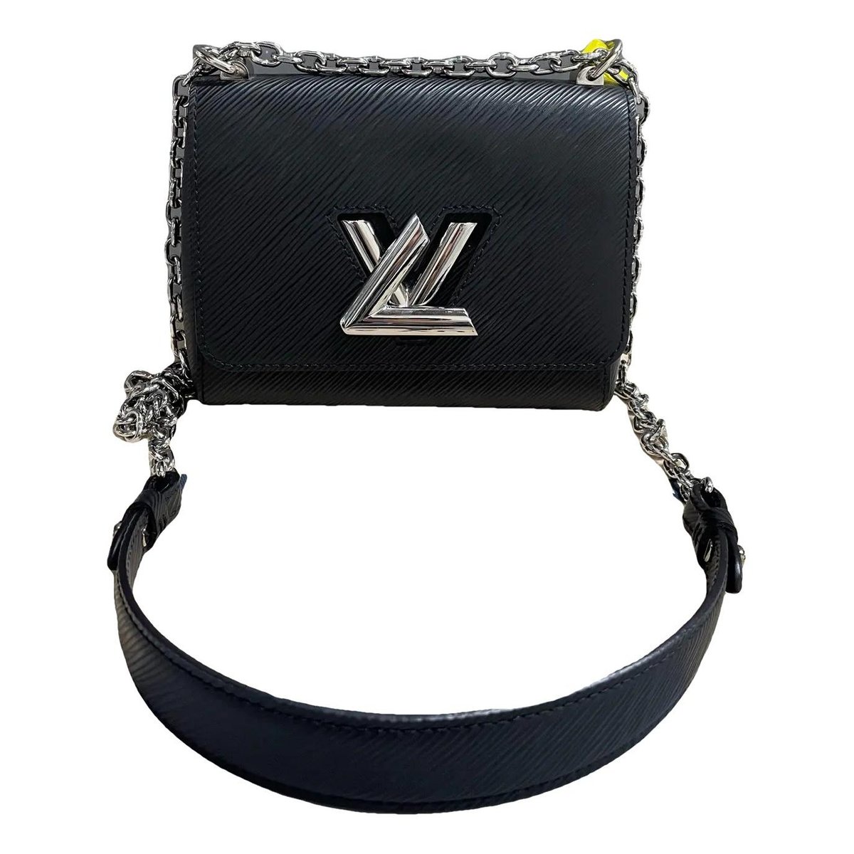 Twist leather crossbody bag