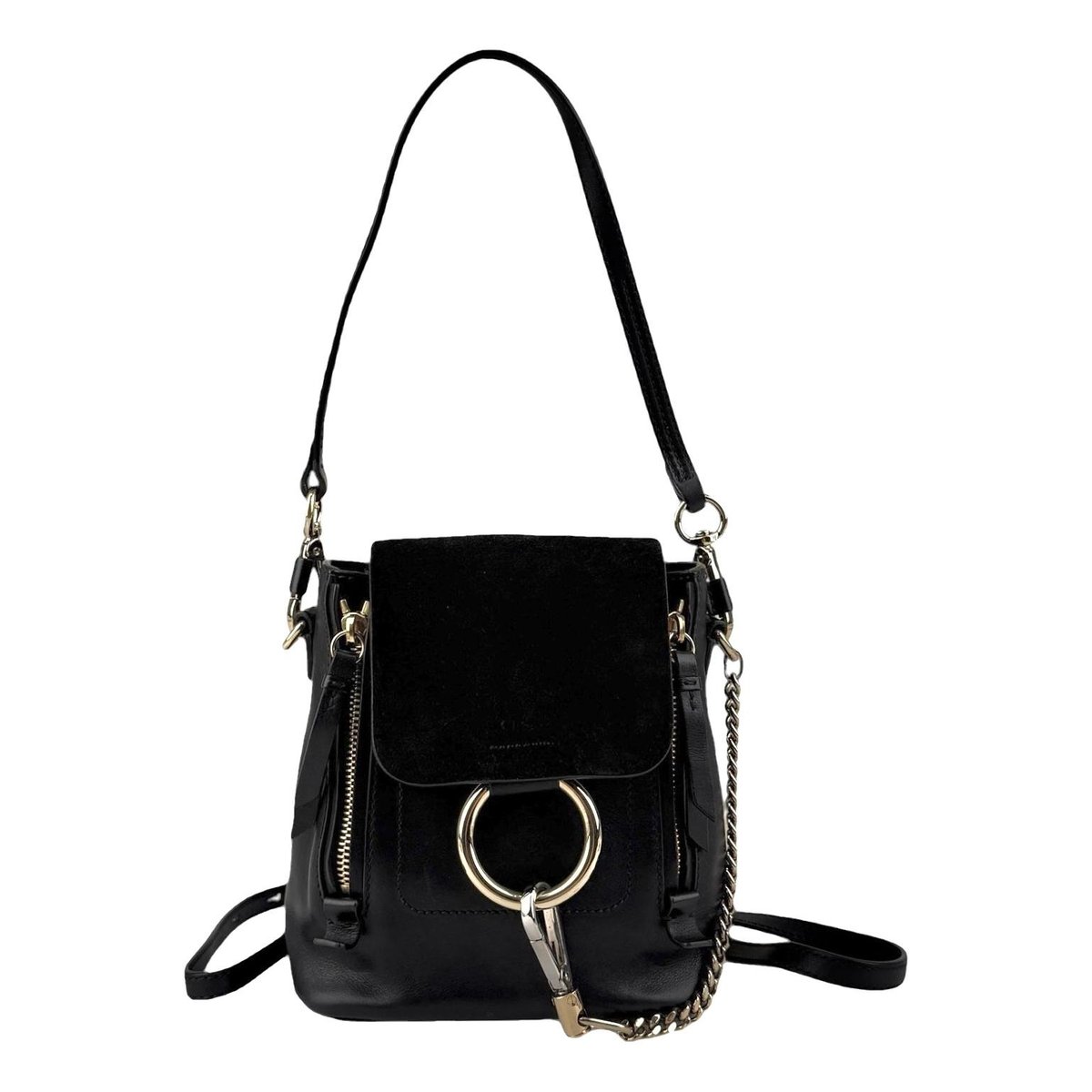 Faye leather backpack