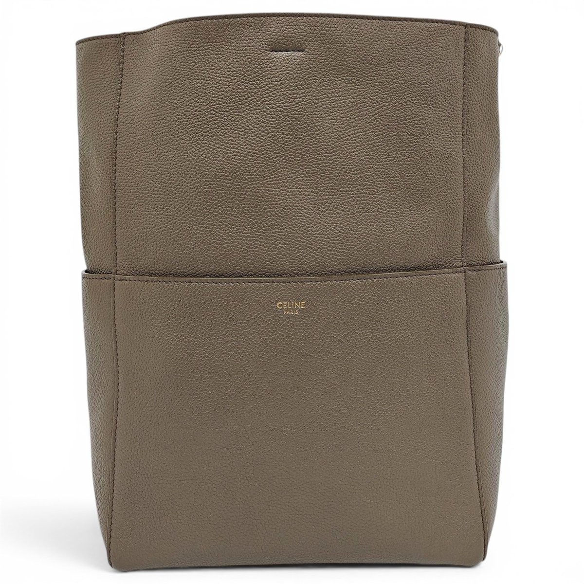 Seau Sangle leather tote