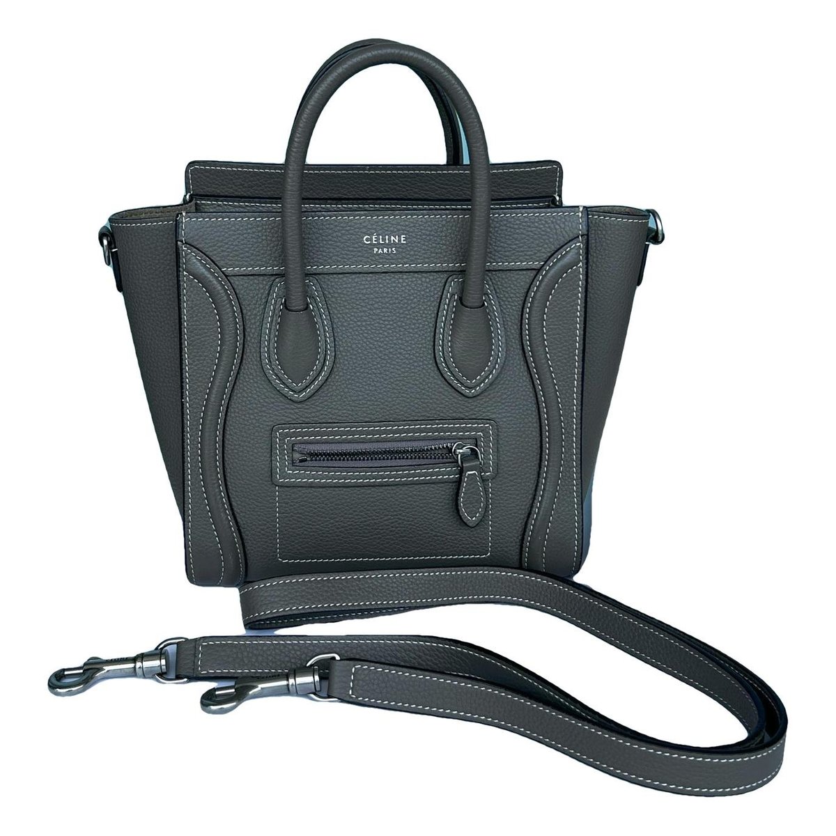 Nano Luggage leather handbag
