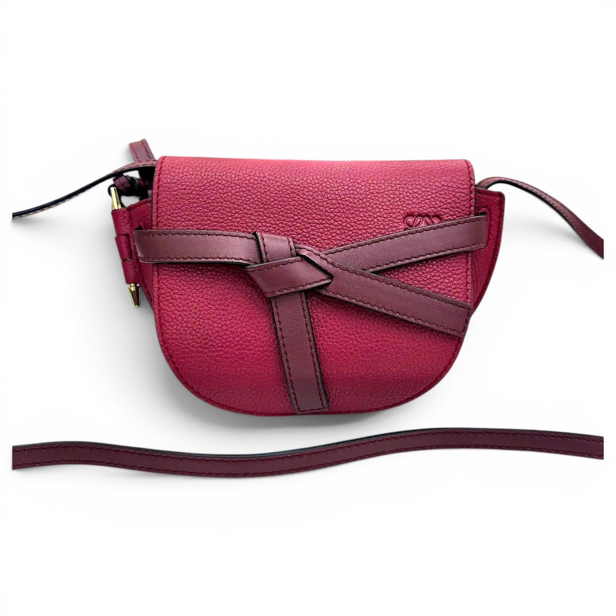 Gate leather crossbody bag