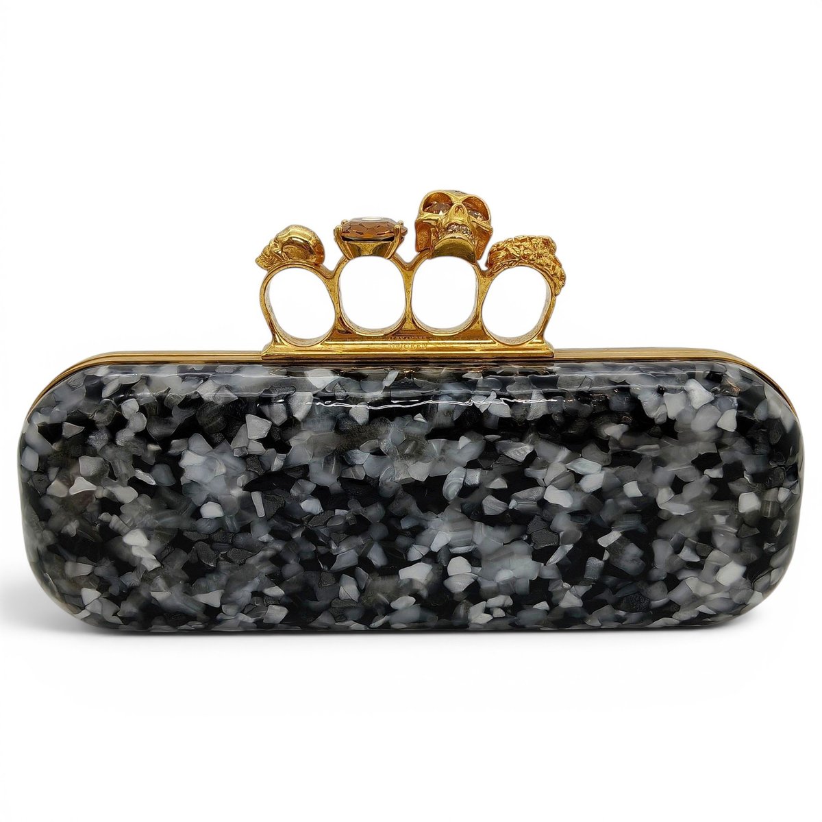 Knuckle clutch bag