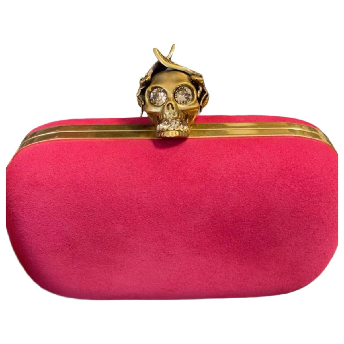 Skull clutch bag