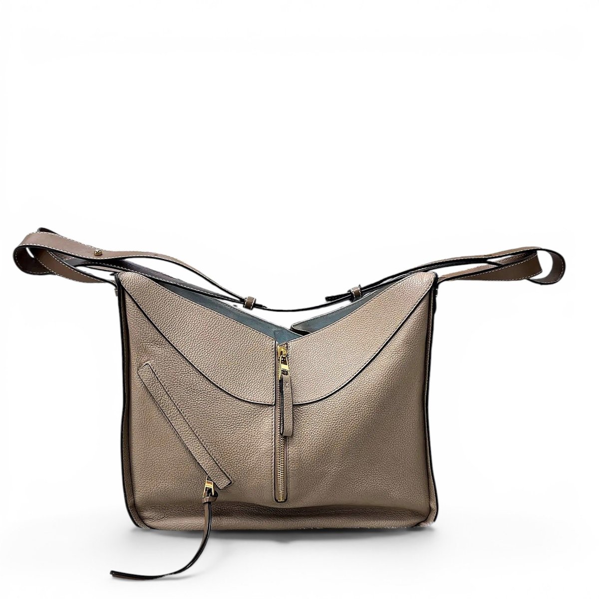 Hammock leather crossbody bag