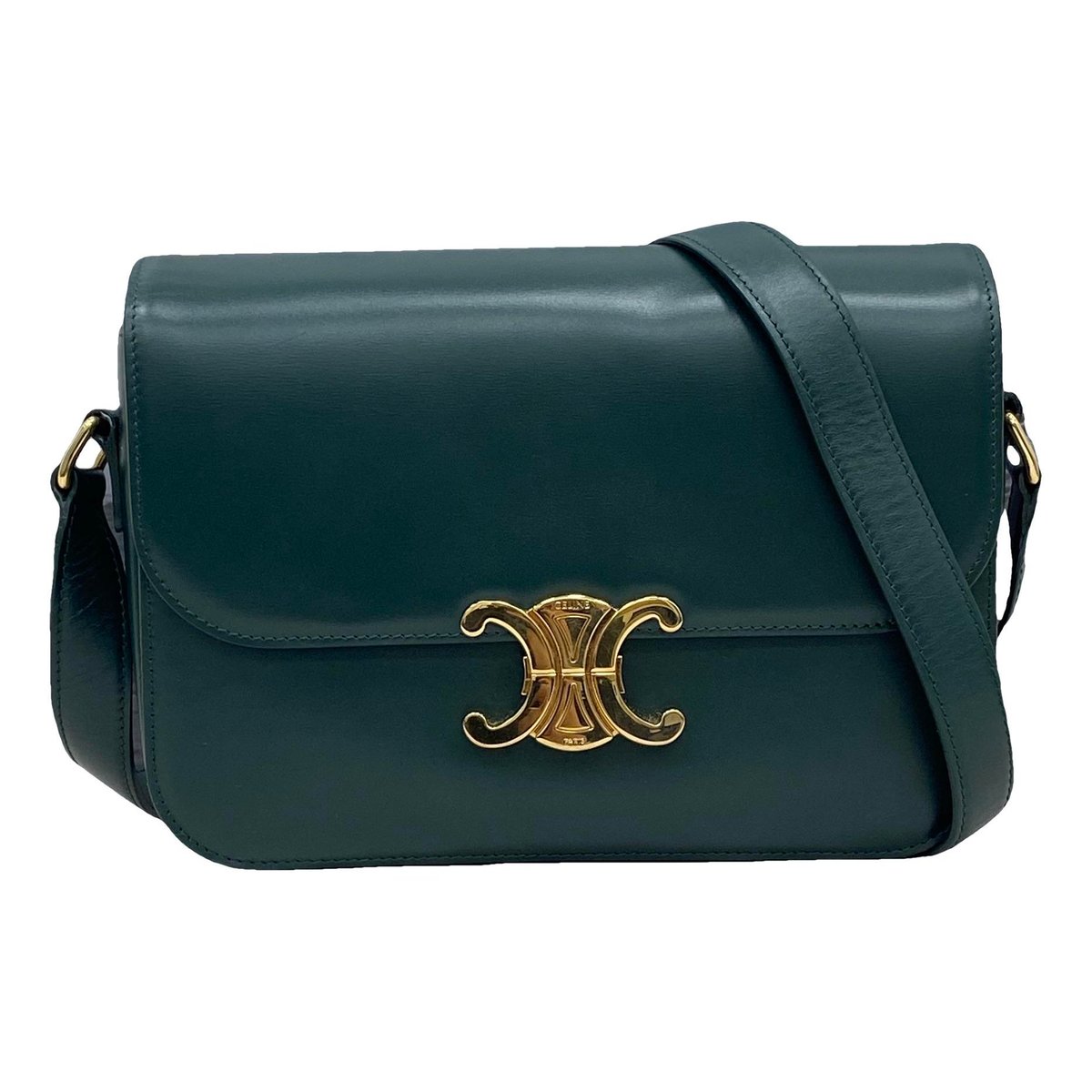 Triomphe leather handbag
