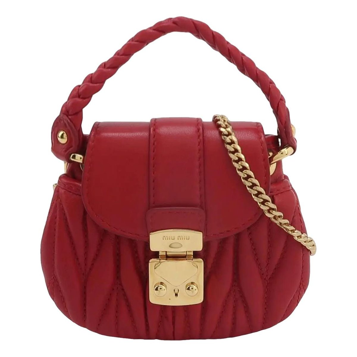 Coffer leather crossbody bag