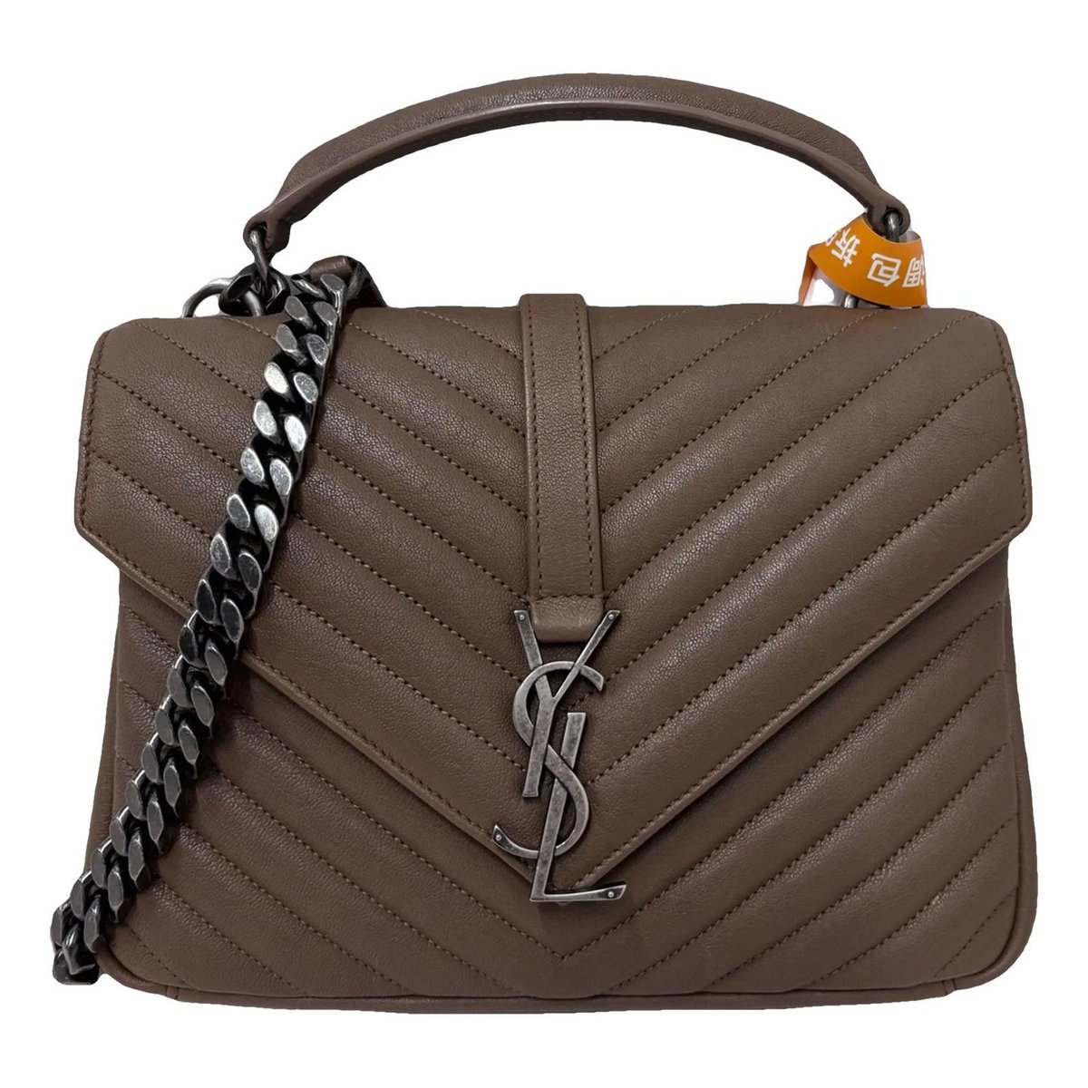 Collége monogramme leather crossbody bag