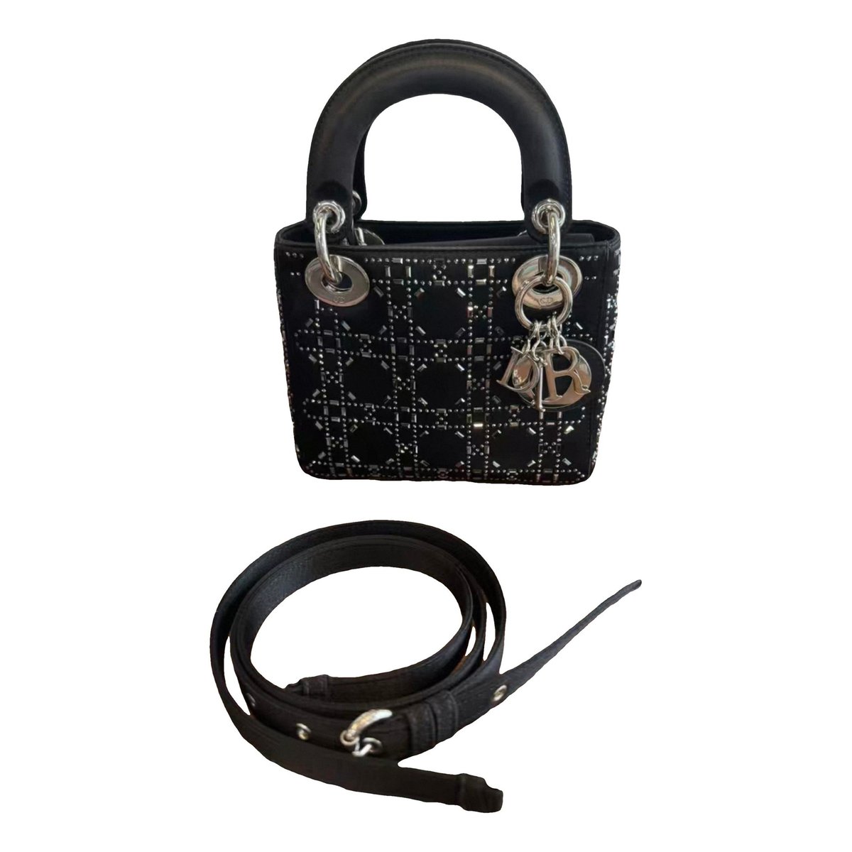 Lady Dior tweed handbag