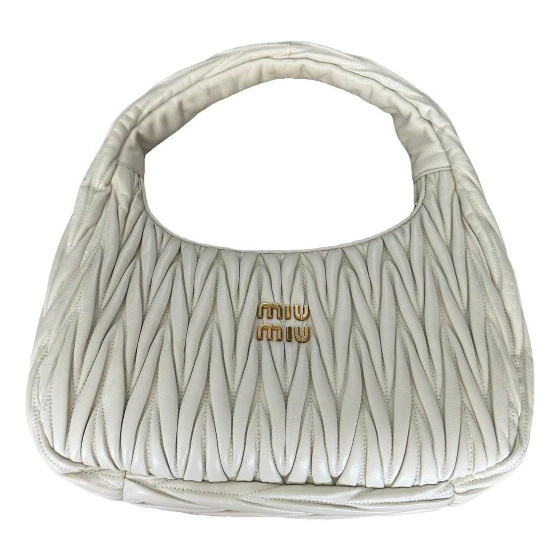 Miu Wander leather handbag