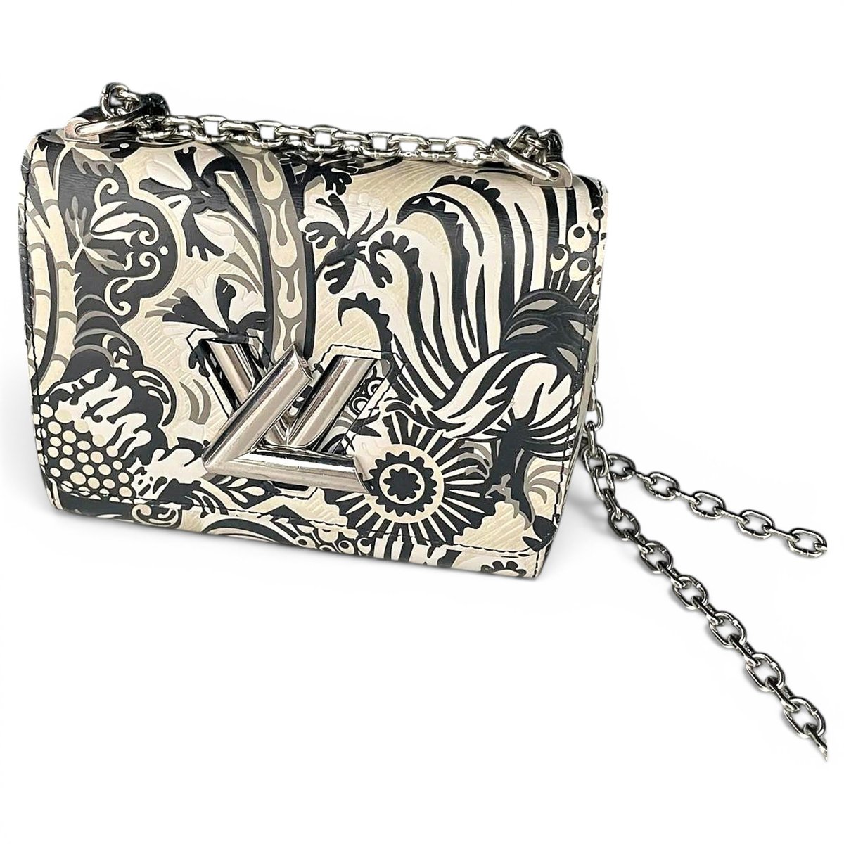 Twist leather crossbody bag
