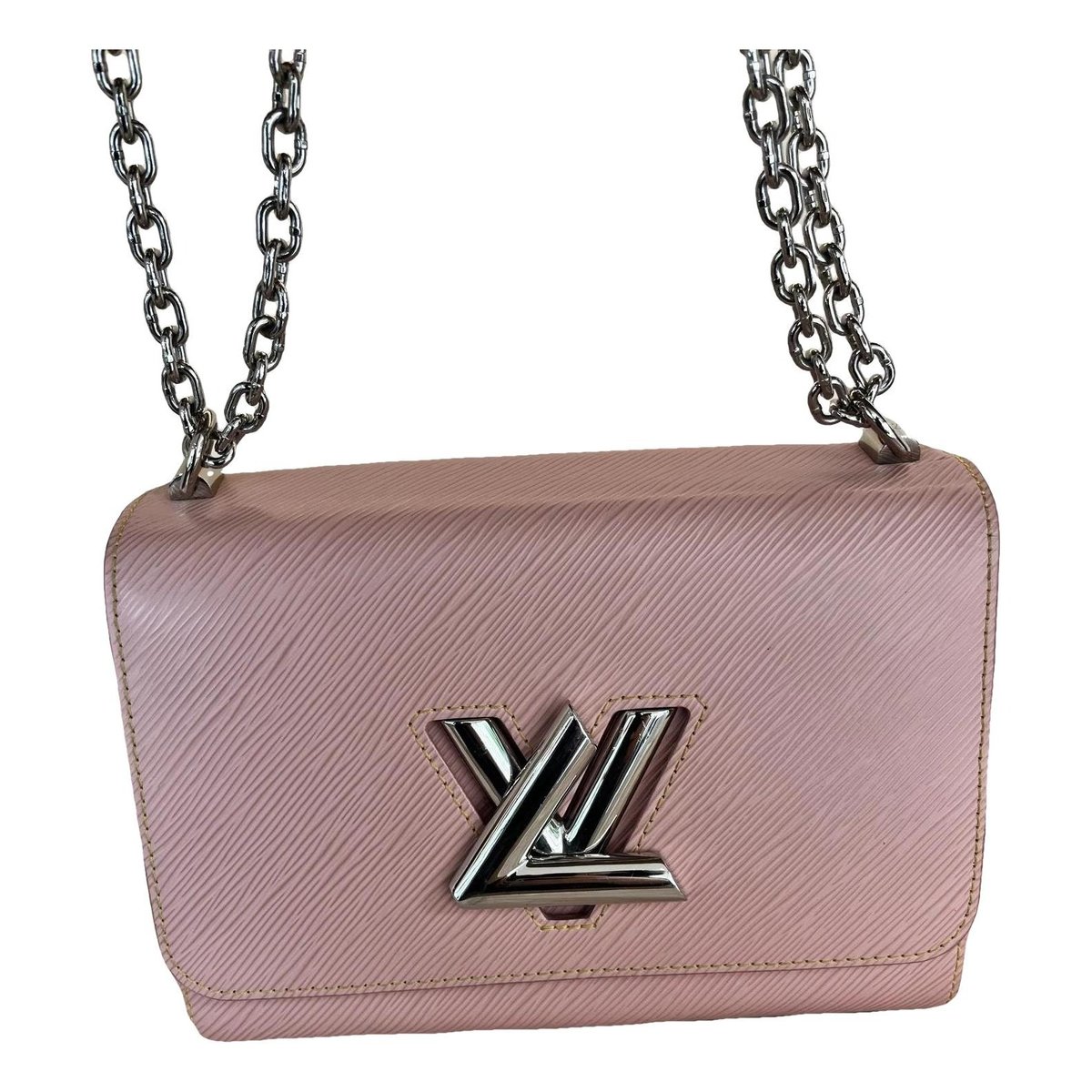 Twist leather handbag