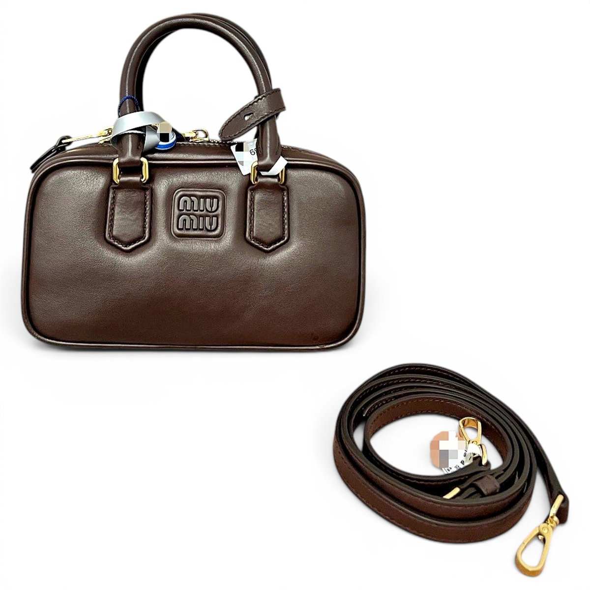Arcadie leather handbag