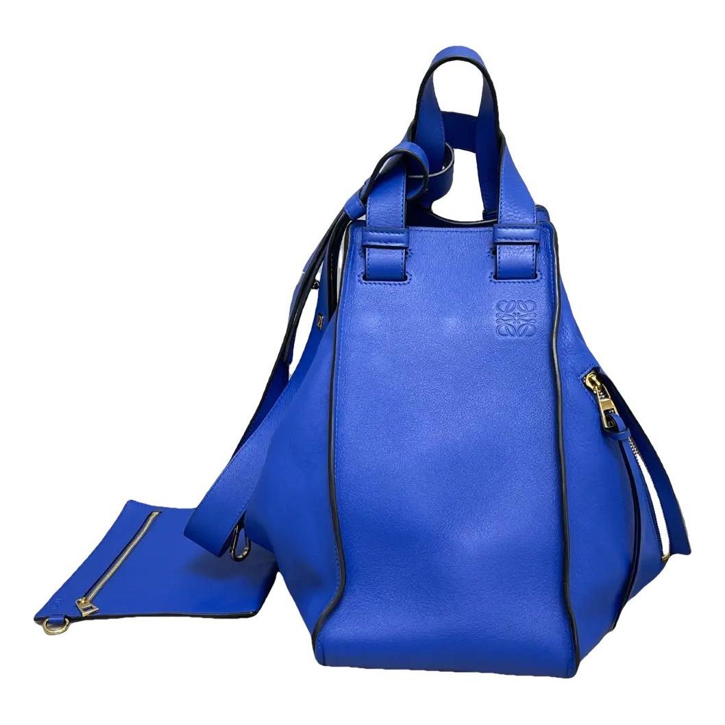Hammock leather handbag