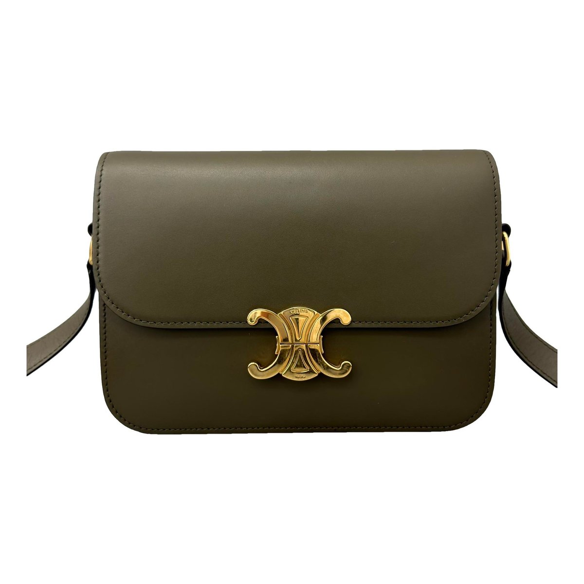Triomphe leather handbag