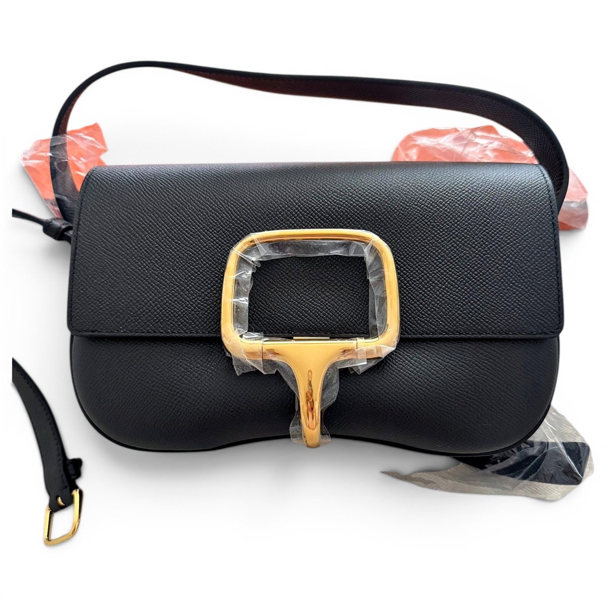 Della leather crossbody bag