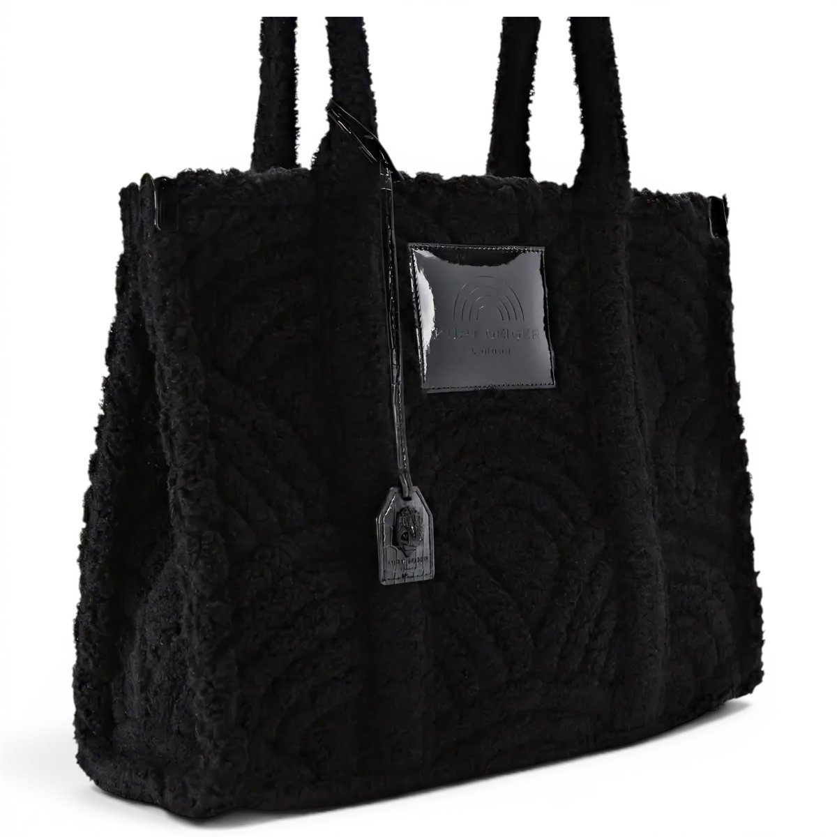 Faux fur tote