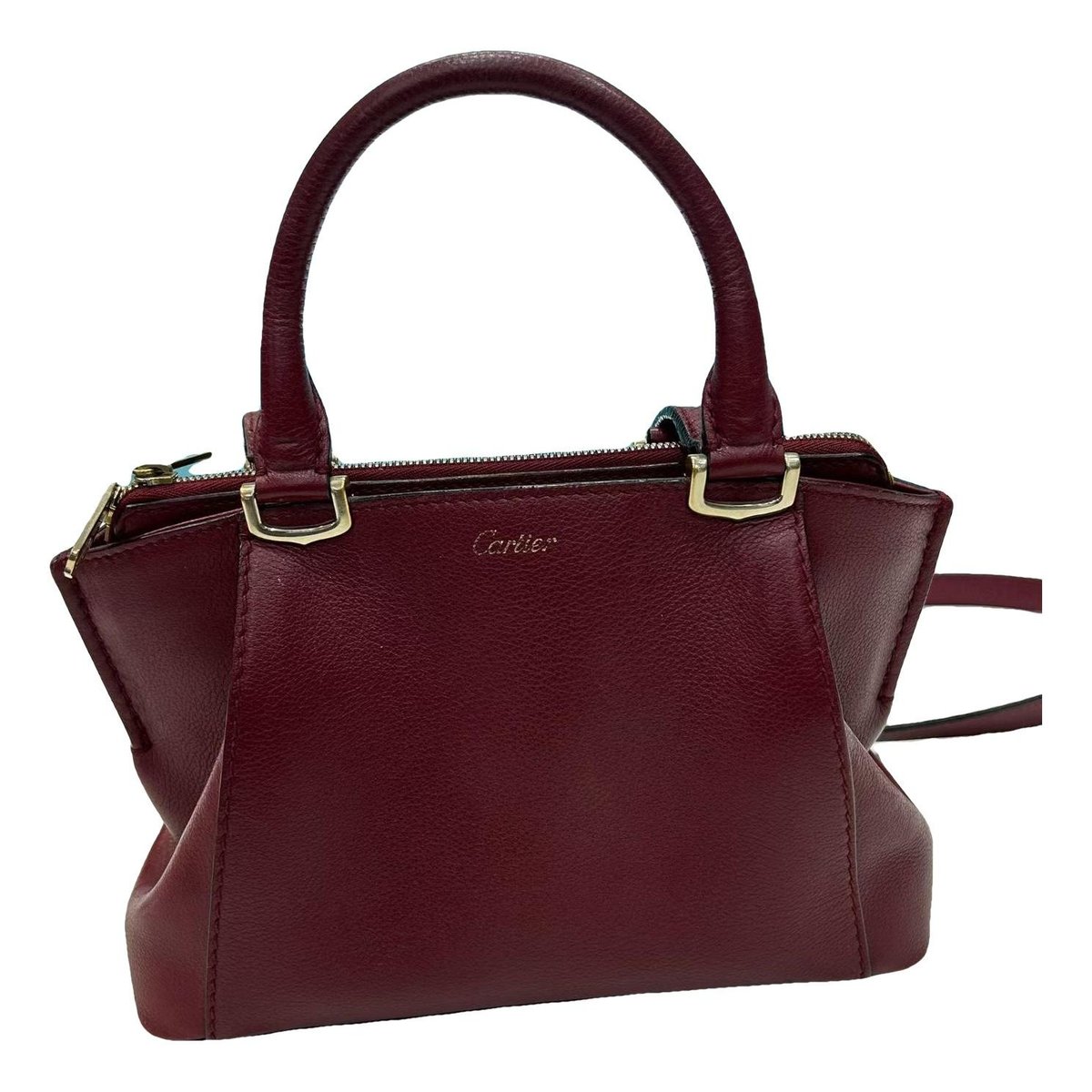 C leather handbag