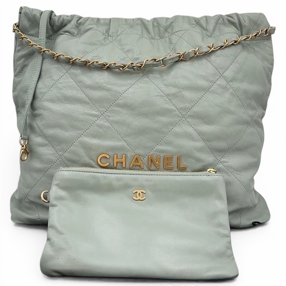 Chanel 22 leather crossbody bag