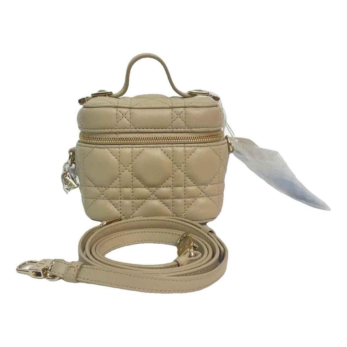 Vanity lady dior leather handbag