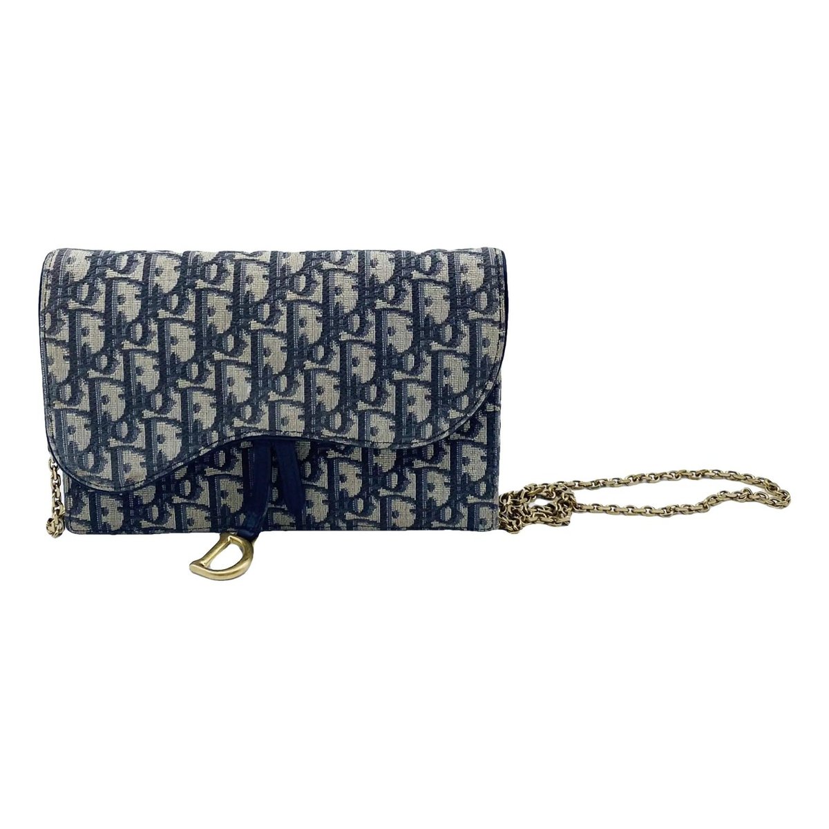 Saddle Wallet On Chain cloth handbag