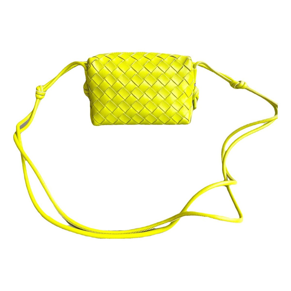 Loop leather handbag