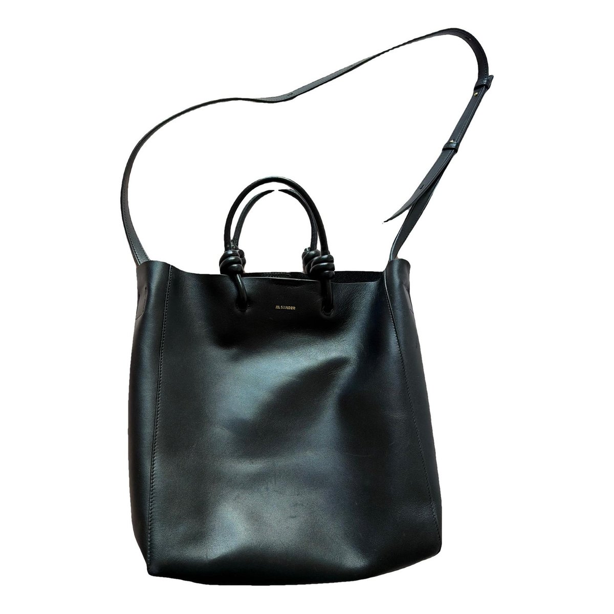 Tangle leather handbag