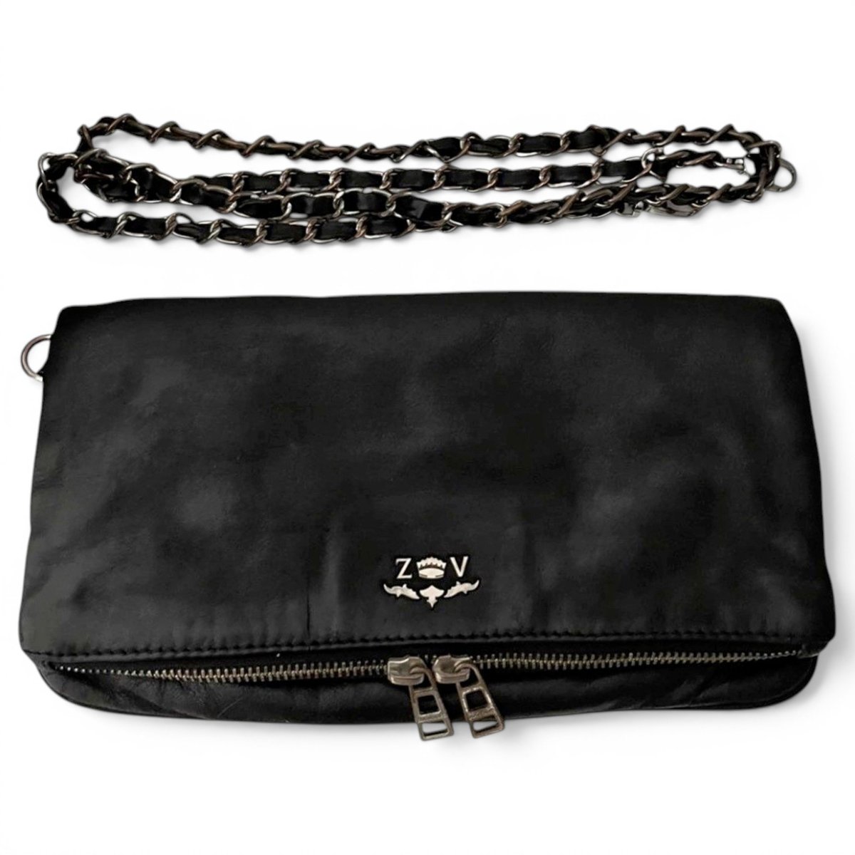 Rock leather crossbody bag